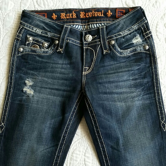 SOLD *FINAL PRICE*NIP Rock Revival Jeans - Picture 3 of 4
