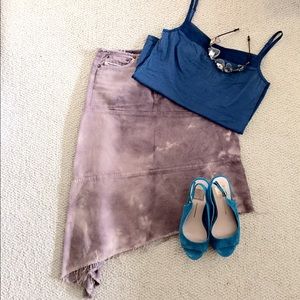 DIESEL asymmetrical denim skirt