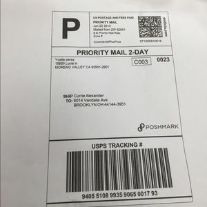 Proof of shipping my trades