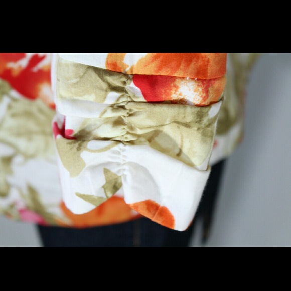 NWT Floral open front blazer sz 1X fits like XL - Picture 3 of 3