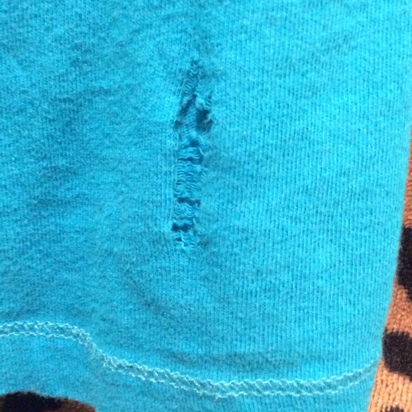 Turquoise A&F t shirt - Picture 2 of 3