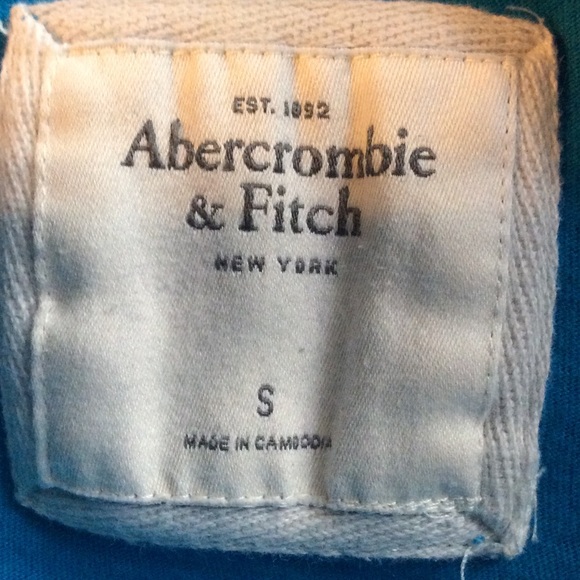 Turquoise A&F t shirt - Picture 3 of 3