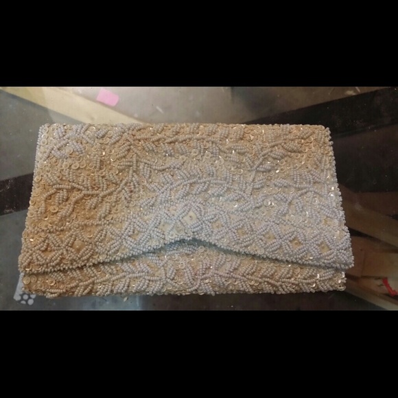Vintage hand beaded Gilda Gray clutch