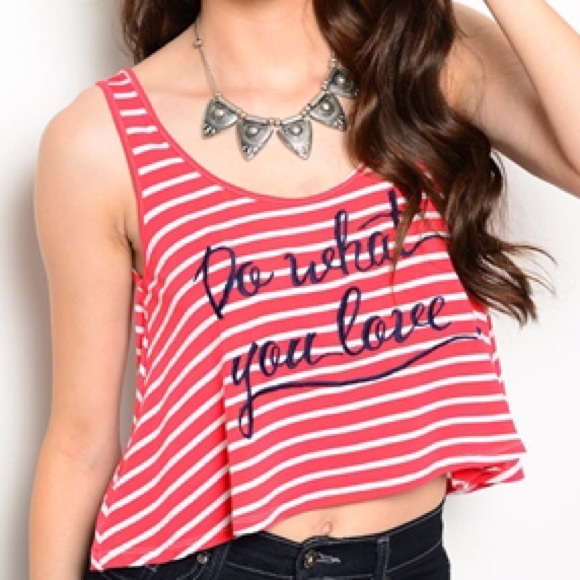 💖Stripe Crop Top💖 - Picture 3 of 3