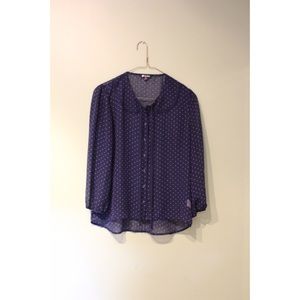 Sheer Polka Dot Shirt