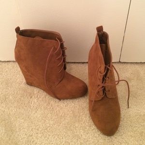 Forever 21 wedge booties