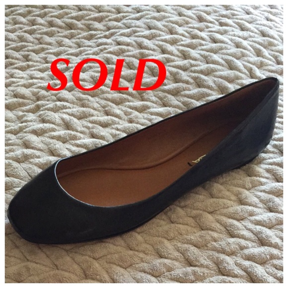 NEW Via Spiga Black Ballet Flats (4419) - Picture 1 of 3