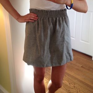 J.Crew Grey Wool Skirt