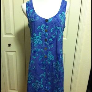 Blue Hawaiian dress