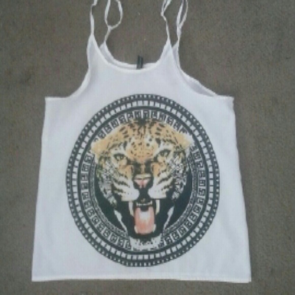 Cheetah summer crop top