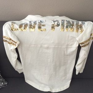 Victoria's Secret Pink sequin sweatshirt