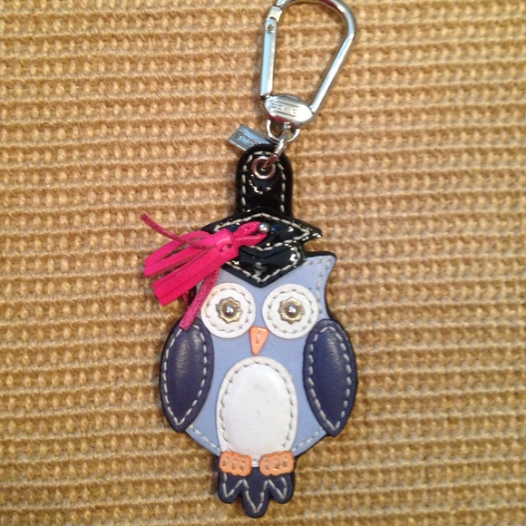 Graduation Owl Coach key chain