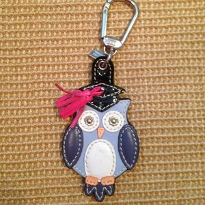 Graduation Owl Coach key chain