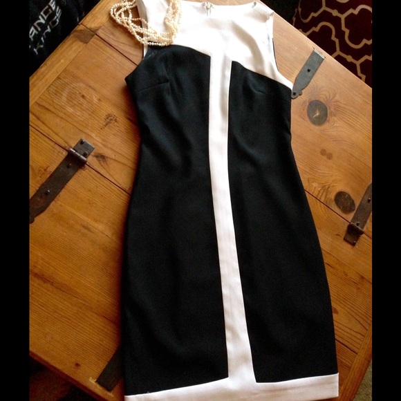 Asymmetrical Color Block Dress