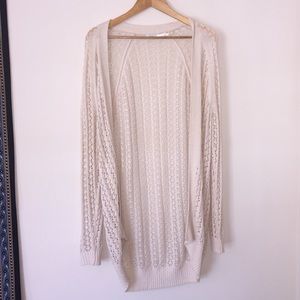 Cream cardigan