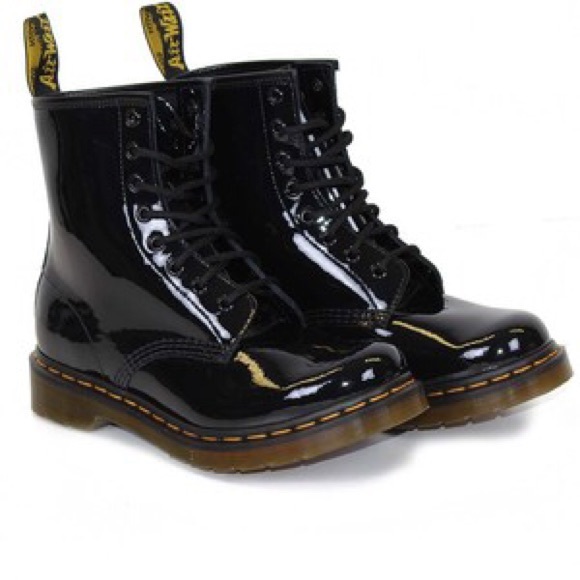 Black doc Martins size 8