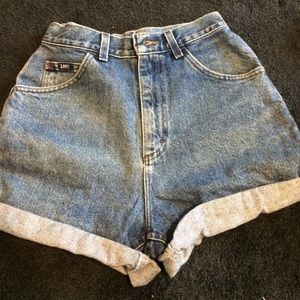 High Waisted Vintage Denim Shorts