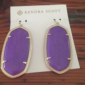 Reserved//Kendra Scott Danielle purple & gold