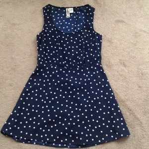 Polka Dot Dress with Peek a Boo Back