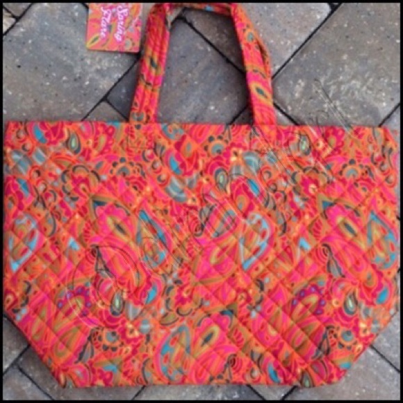 💢SOLD💢💫HP✨💫GORGEOUS BOHO PAISLEY PRINT TOTE - Picture 2 of 4