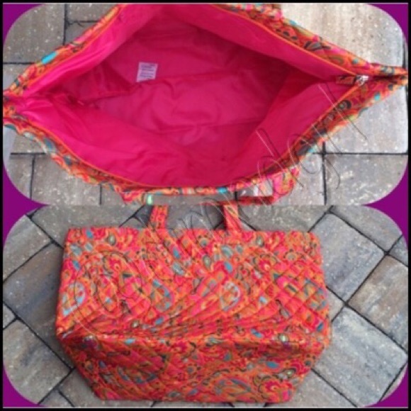 💢SOLD💢💫HP✨💫GORGEOUS BOHO PAISLEY PRINT TOTE - Picture 4 of 4