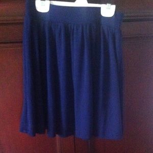 Francesca's navy skirt