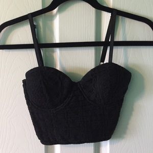 Love Culture bustier cropped top
