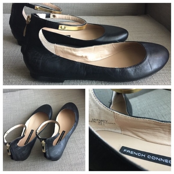 French Connection Shoes - French Connection Jaymey sz 8.5 Black Ankle  😍