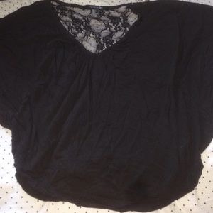 Black forever 21 blouse .
