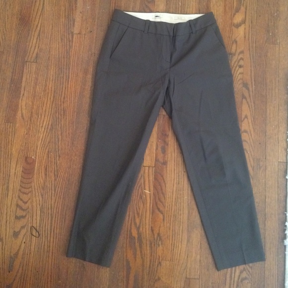 Dark Greenish/Gray J Crew Work Capris