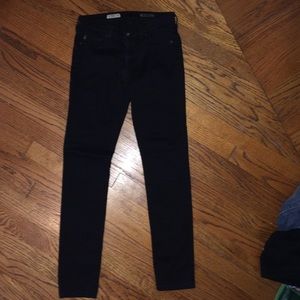AG black skinny jeggings