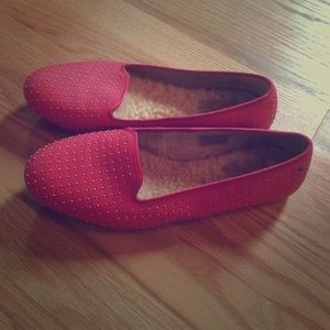 Pink ugg slipons