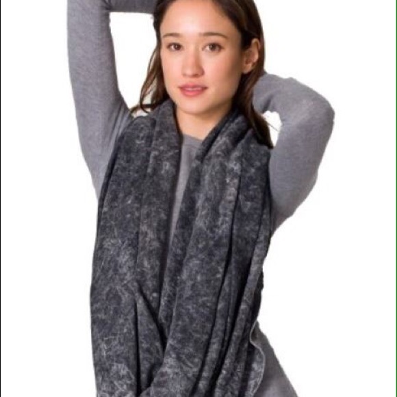 American Apparel acid wash circle scarf