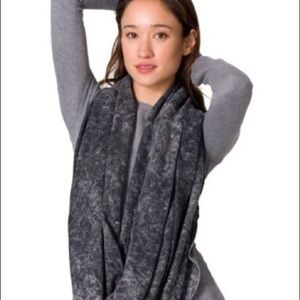 American Apparel acid wash circle scarf