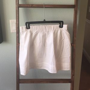 White J Crew skirt