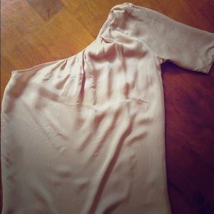 Club Monaco Silk One-shoulder