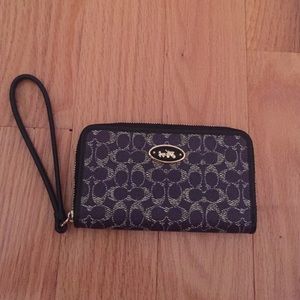 Purple Coach wallet
