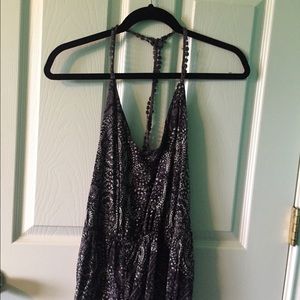 Paisley print romper