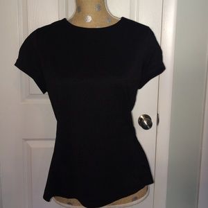 Black Liz Claiborne shirt w/zipper