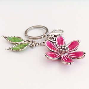 Brighton flower key fob