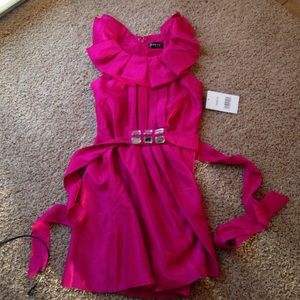 NWT Cute pink dress with embellished belt