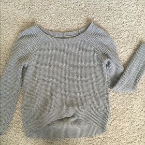 grey old navy sweater