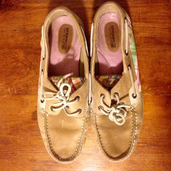 Rainbow Plaid Sperries