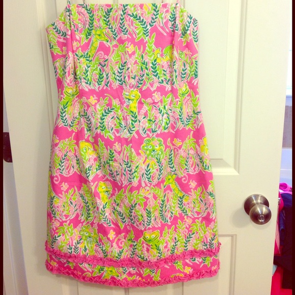 Lilly Pulitzer sundress with adjustable tie straps
