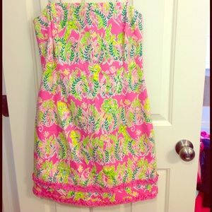 Lilly Pulitzer sundress with adjustable tie straps