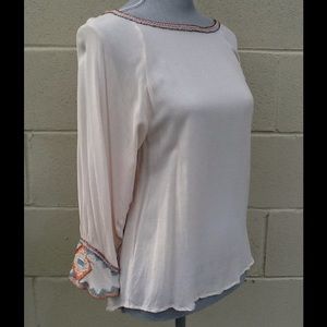 Zara Beaded Detailing Blouse