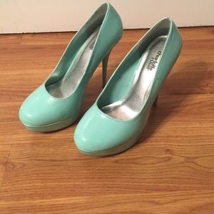 Aqua high heels