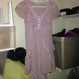 Pretty lilac/ lavender sheer dress
