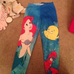 Hot topic little mermaid leggings