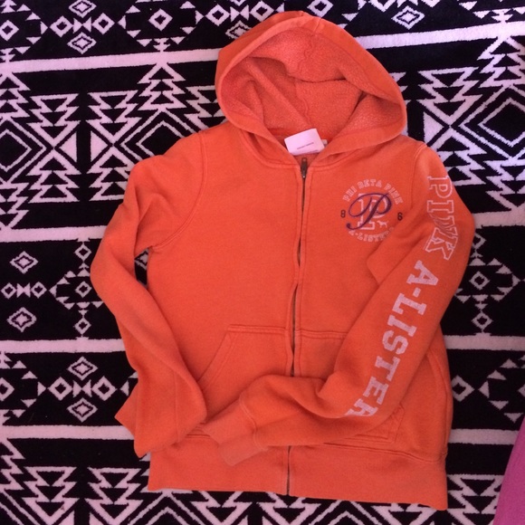VS orange sweater
